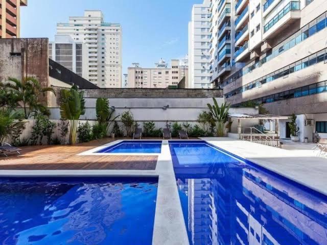 Flat Capitania Varam Guaruja Com Varanda Gourmet エクステリア 写真